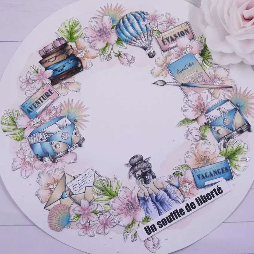Ice Cream Truck Cutting Die for DIY Scrapbooking Crafts Stamps Maker Photo Album Template Handmade Decoration