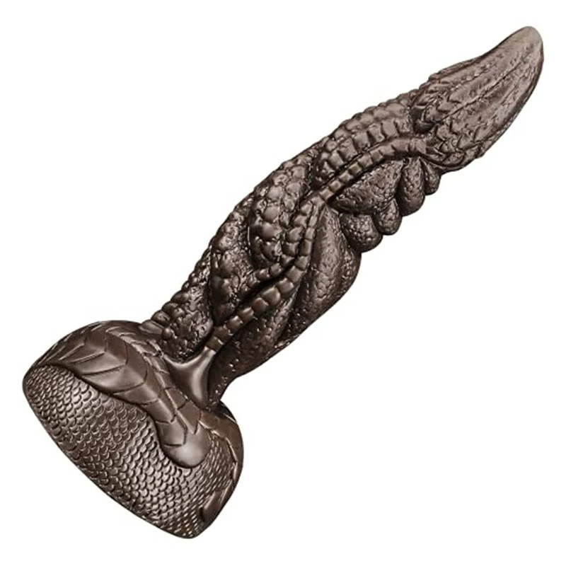 Liquid Silicone Realistic Strong Suction Prostate Massager Dildos Large Butt Plug Animal Monster Dragon Dildo Sex Toys For Women