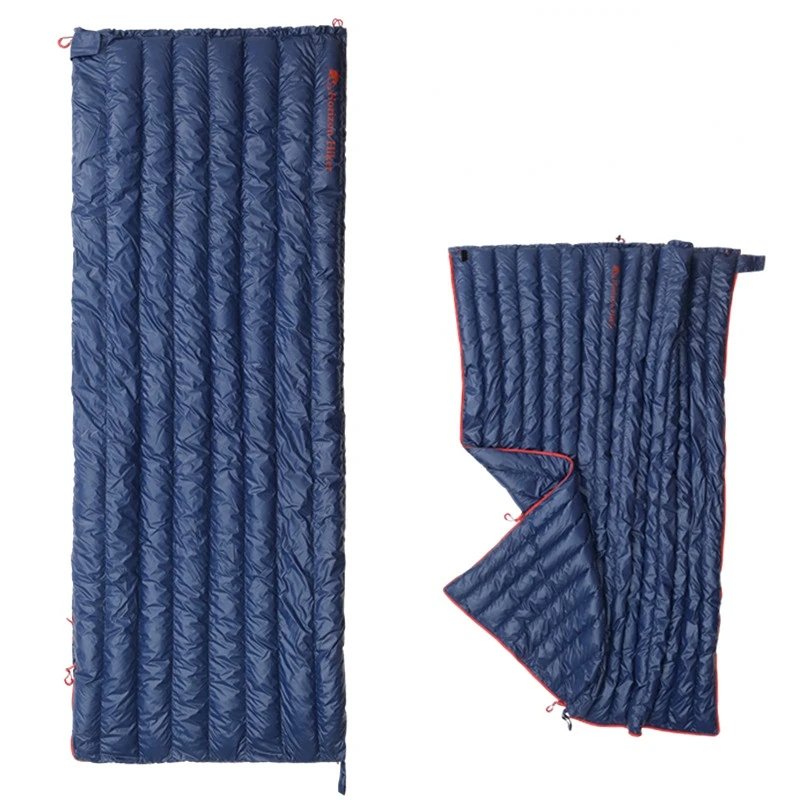 

Зимний уличный спальный мешок с гусиным пухом, для взрослых, для кемпинга, весна-лето, портативный студенческий домашний спальный мешок для обеда, Ультратонкий пуховой спальный мешок