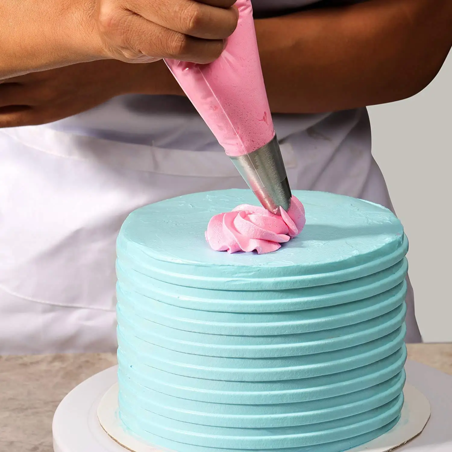 50/15/14pcs DIY Cake Decorating Tips Set Kitchen Bakery Cream Nozzles Reusable Cake Icing Piping Bag Tools Accessories cake decorating tip set,cake icing nozzles,baking nozzle set,cake decorating nozzle set