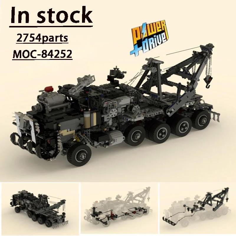 

MOC-84252 Новый Классический конструктор с зажимом из фильма Supercar M911 Mad Max, модель конструктора • 2754 деталей, детский подарок на день рождения