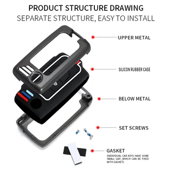 Copertura a distanza del portachiavi dell'automobile della lega per Citroen C2 C3 C4 C5 DS3 DS4 Picasso Xsara per Peugeot RCZ 206 308 307 408 3008 5008 3 Copertura a distanza del portachiavi dell'automobile della lega per Citroen C2 C3 C4 C5 DS3 DS4 Picasso Xsara per Peugeot RCZ 206 308 307 408 3008 5008 - Copertura a distanza del portachiavi dell automobile della lega per Citroen C2 C3 C4 C5