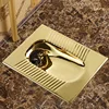 #Automatic Concealed Stool Sensor Golden Toilet Flush Valve Infrared Potty Chair Flush Valve 4