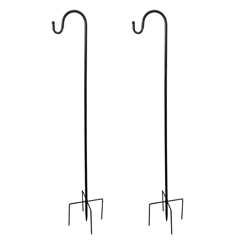 Adjustable Shepherd Crook Hooks Garden Border Hook String Lights