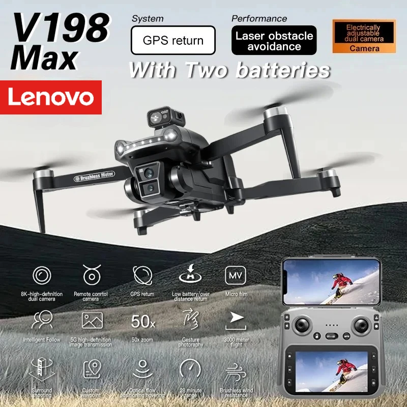 Lenovo V198Max GPS Drone 1
