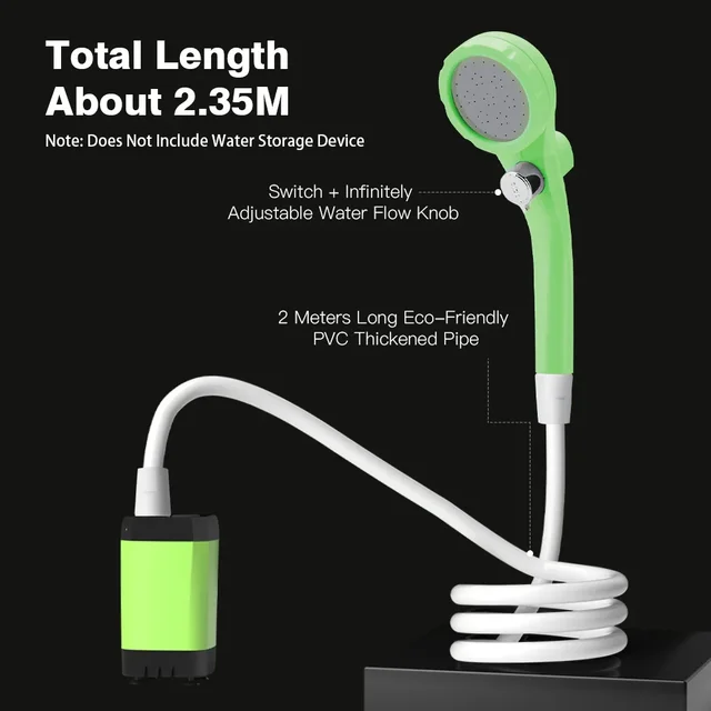 Camping Shower Pump Kit 6