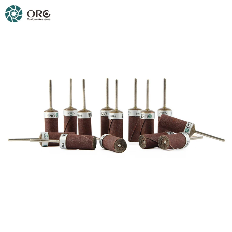 ORO 우수한 MATADOR SIA KOVAX 미니 샌딩 페이퍼 카트리지 롤 장착, 2.35mm 맨드릴 회전 연마 마감 도구, 12 개
