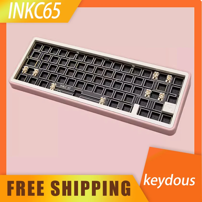 

Inkc65 Mechanical Keyboard Kit Wired Aluminum Alloy Keydous Customization Gasket Kit For Desktop Computer Accessories