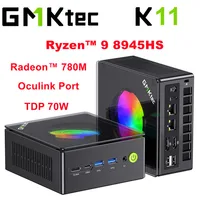 GMKtec NucBox K11 Gaming Mini Pc Ryzen 9 8945HS Windows 11 PRO DDR5 5600Mhz NVME PCIE4.0 Radeon 780M TDP 70W Oculink Port WiFi 6 1