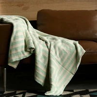 Nordic Throw Blanket Geometric Jacquard Knitted Blanket Bed Sofa Decorative Outdoor Camping Blanket Plaid Bedspread Tapestry 6