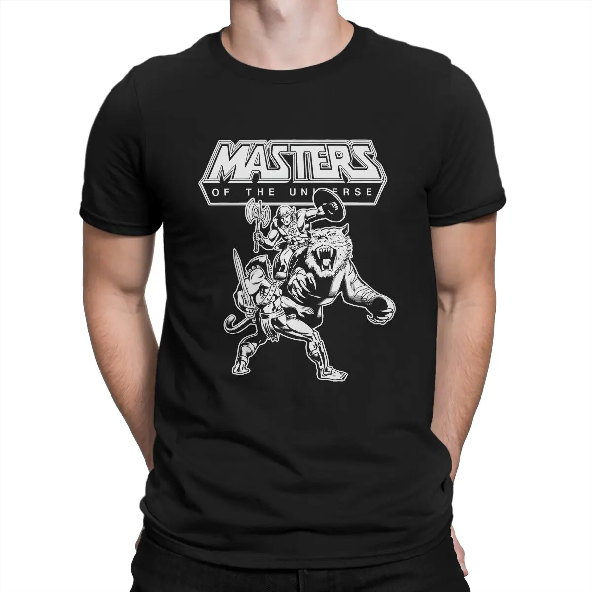 Epic Motu Battle Maglietta Da Uomo He-Man O Collo Manica Corta 100% Cotone T Shirt Umorismo Regali Di Compleanno Di Alta Qualità