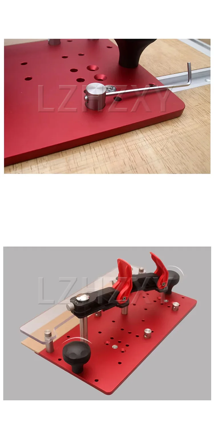Inverted Carving Machine/Table Saw Push Block Guide Rail Planing Slide Woodworki