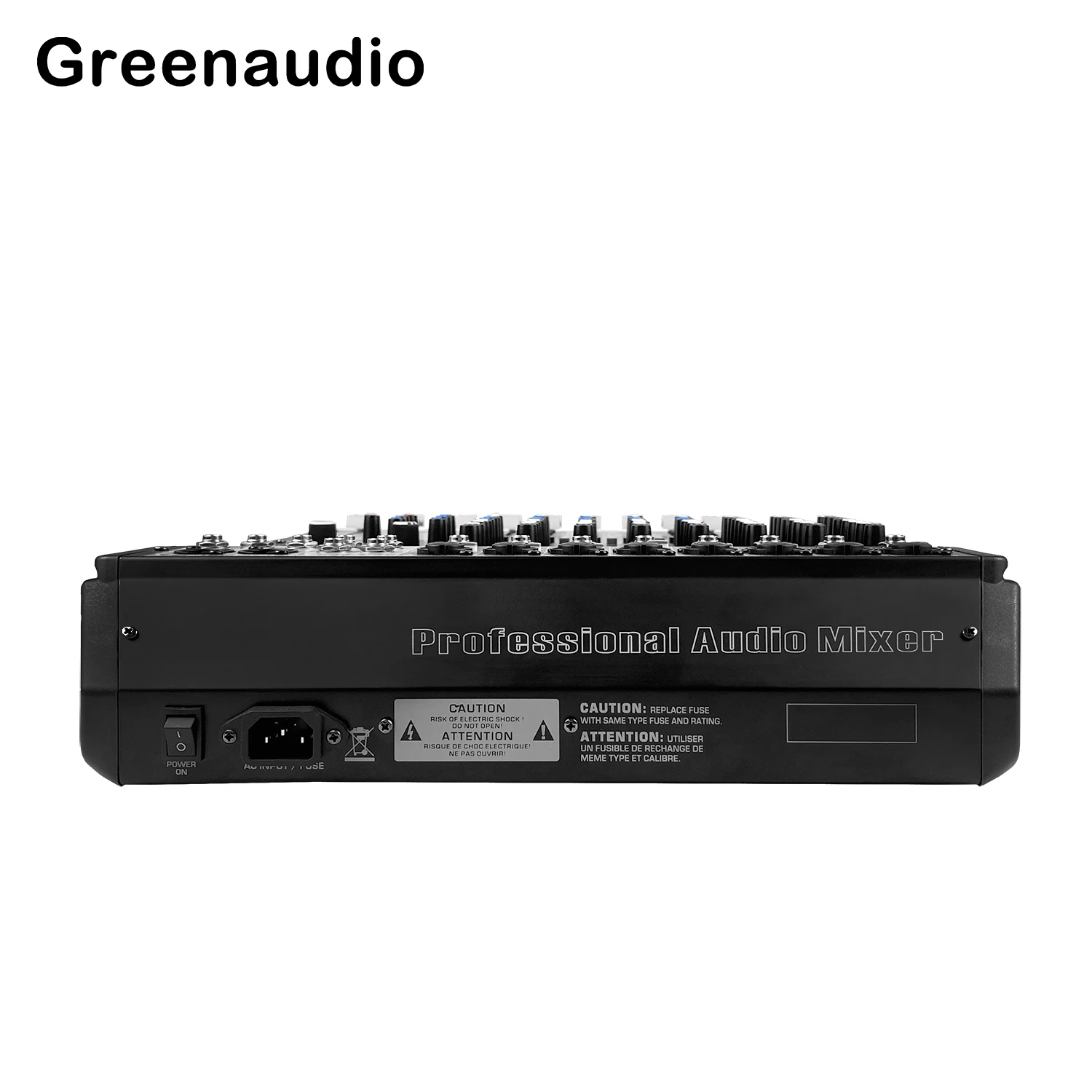 GAX-S8 프로 8채널 DJ 컨트롤러 256 DSP 리버브 효과 BT 5.0 USB 믹서 카라오케 전문 무대 공연용