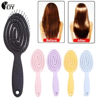 Relaxing Elastic Massage Comb Portable Hollow Hair Combs Scalp Massage Brush Soft Tooth Comb No Harm To Hair Massage Scalp Brush 1