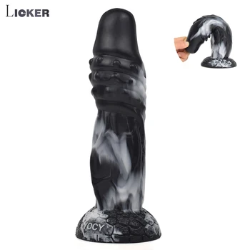 Licker New Multi Color Alien  Small Size Dildo G Spot Stimulate Vagina Masturbator For Females 18+ Excitement Adult Toy Shop 1