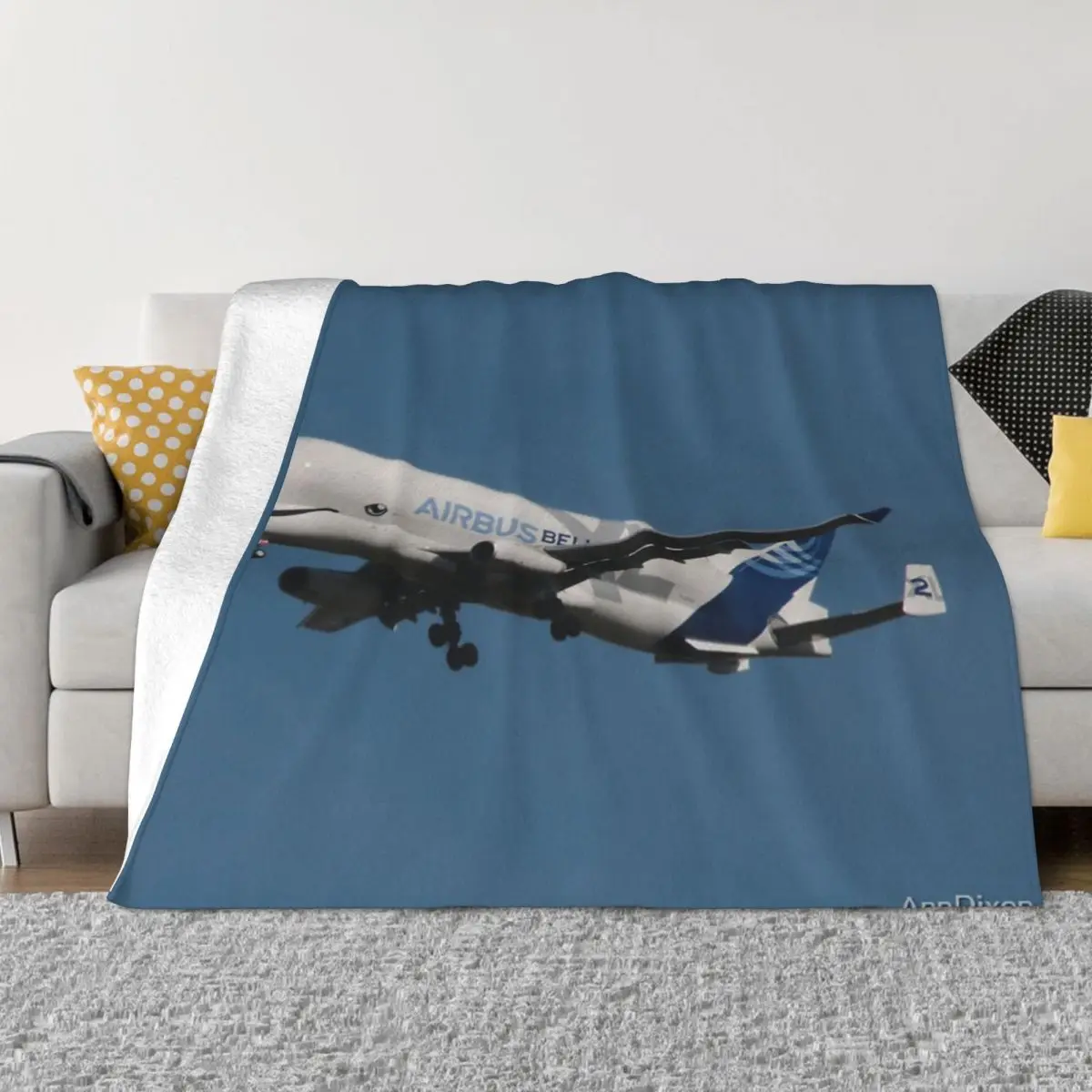 L'Airbus Beluga Xl Una Coperta In Micro Pile Ultra Morbida