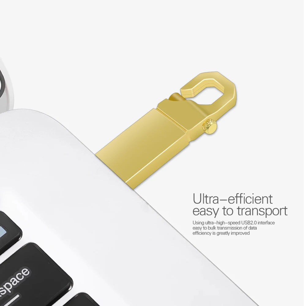 USB Flash Drive Creative Keychain Metal Pen Drive 64GB 32GB 16GB 8GB 4GB Waterproof