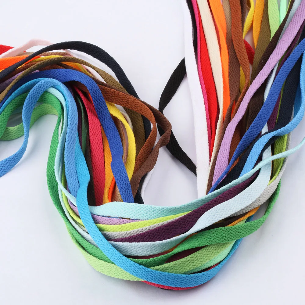 100m Flat Shoelaces Sneakers 8mm Width Sport Shoes Strings Sport Boot Lace Athletic Shoe String CLOXY