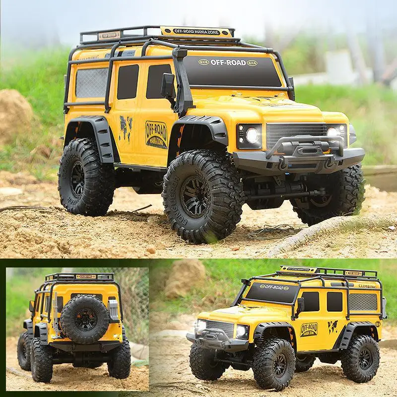 

HB ZP1005-1010 Remote Control Vehicle 2.4G 4WD Simulated Remote Control Vehicle All Terrain 15km/h 1:10 Off-road Climbing Truck