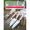 Garden Hand Tool Wide Shovel Hand Cultivator Rake Flowers Potted Household Plant Garden Tools for Digging Transplanting Weeding 1