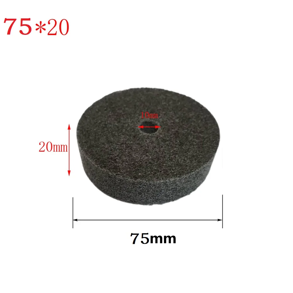 

1Pc Polishing Pad Grinding Wheel 75/80/100mm Nylon Fiber Non-woven Buffing Pad 7P For Sanding Tools Angle Grinder Polisher Parts