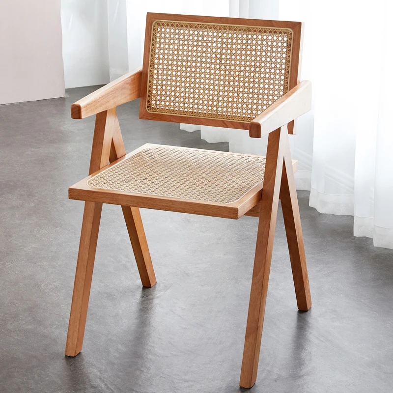 

Armchair Mobile Dining Chairs Accent Rattan Ergonomic Wooden Dining Chairs Kids Dinette Stool Sillas De Comedor Furnituress