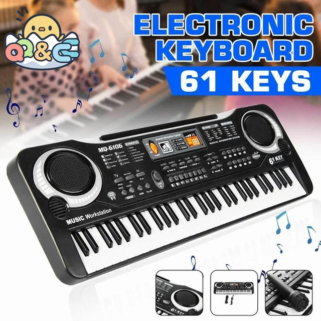 Tastiera elettronica per pianoforte per bambini portatile 61 tasti organo  con microfono giocattoli educativi strumento musicale regalo per bambino  principiante - AliExpress