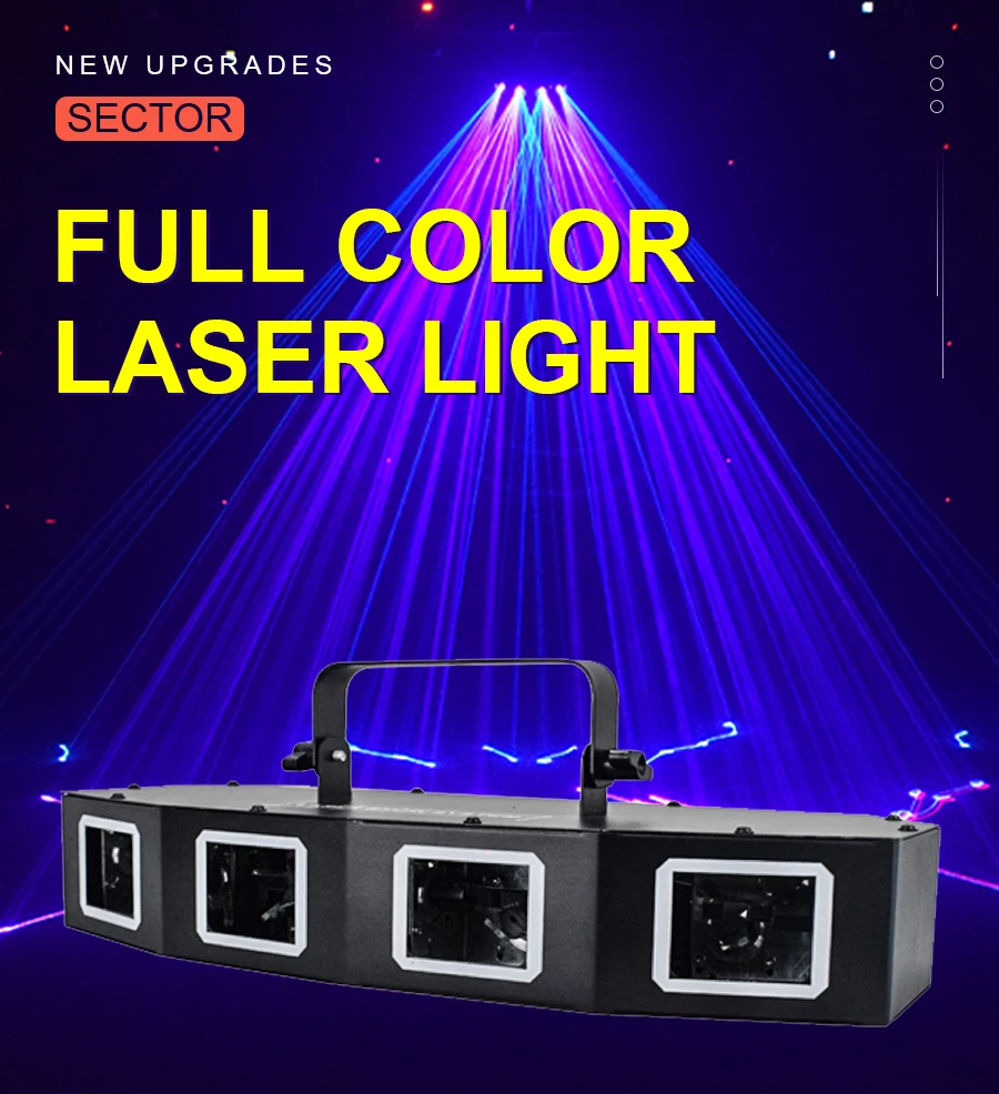 Padrão de Feixe Scanner para dj Reunião da Família 3 em 1 Lente Cheia Laser Projetor Rgb dj Dmx512 Discoteca Festa Feriado 4 Cor 2 laser projetor rgb 3 em 1 laser
