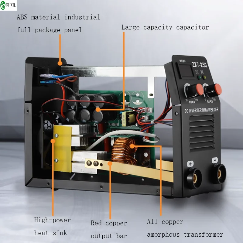 EU RU Delivery For free 250A 220V Compact Mini MMA Welder Inverter ARC Welding Machine Stick Welder 5