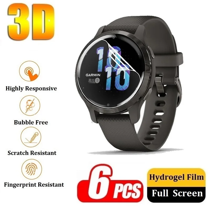 Film hydrogel TPU souple pour montre intelligente Garmin, protection  d'écran anti-rayures pour Vivoactive 4S 4, Venu 2 Plus, Venu 3, 3S, 2S, 10  pièces