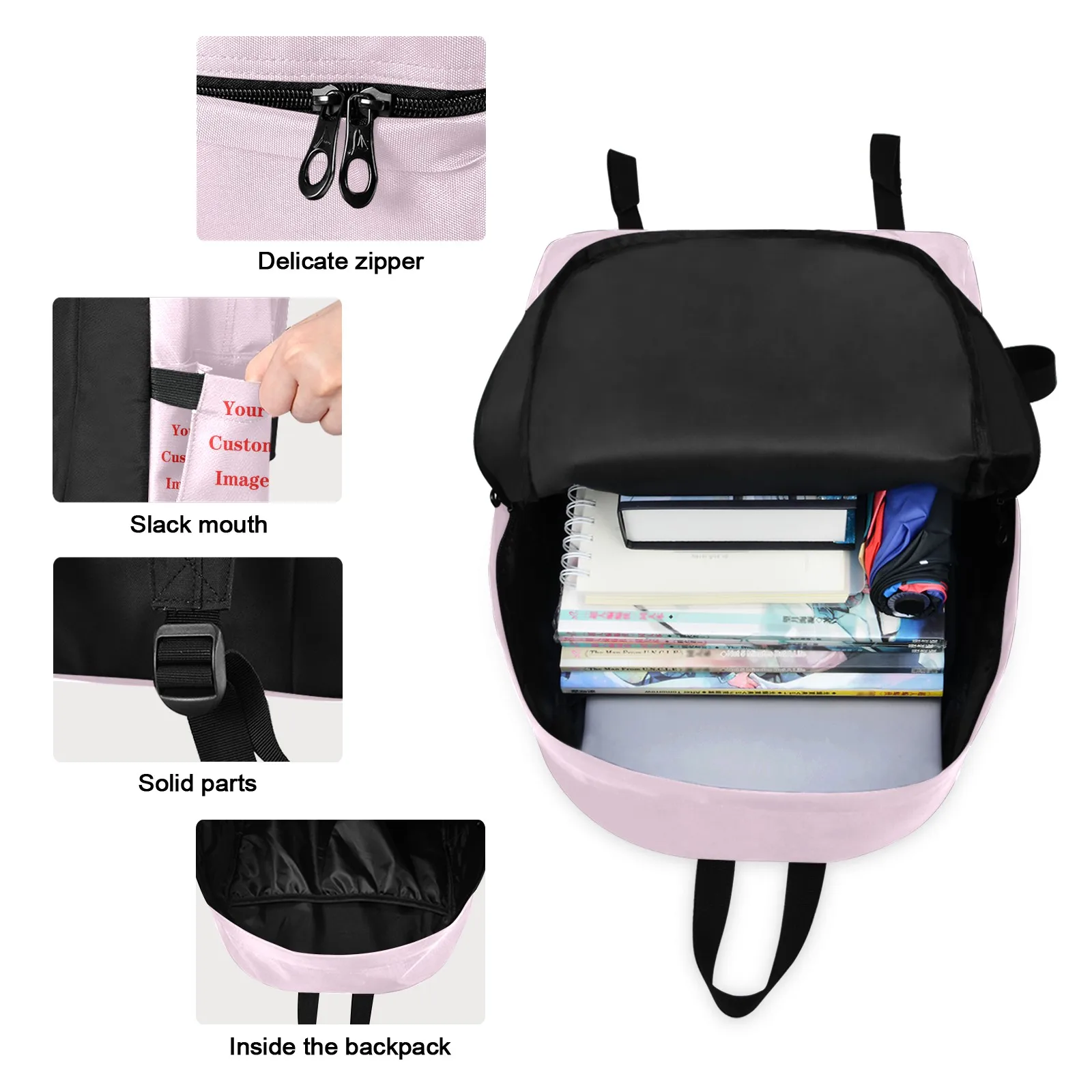 2025 New Children School Bags 2pcs Set Kids Custom pattern Backpack Boys Girls Schoolbag Baby Toddler Bag Mochila Infantil 3
