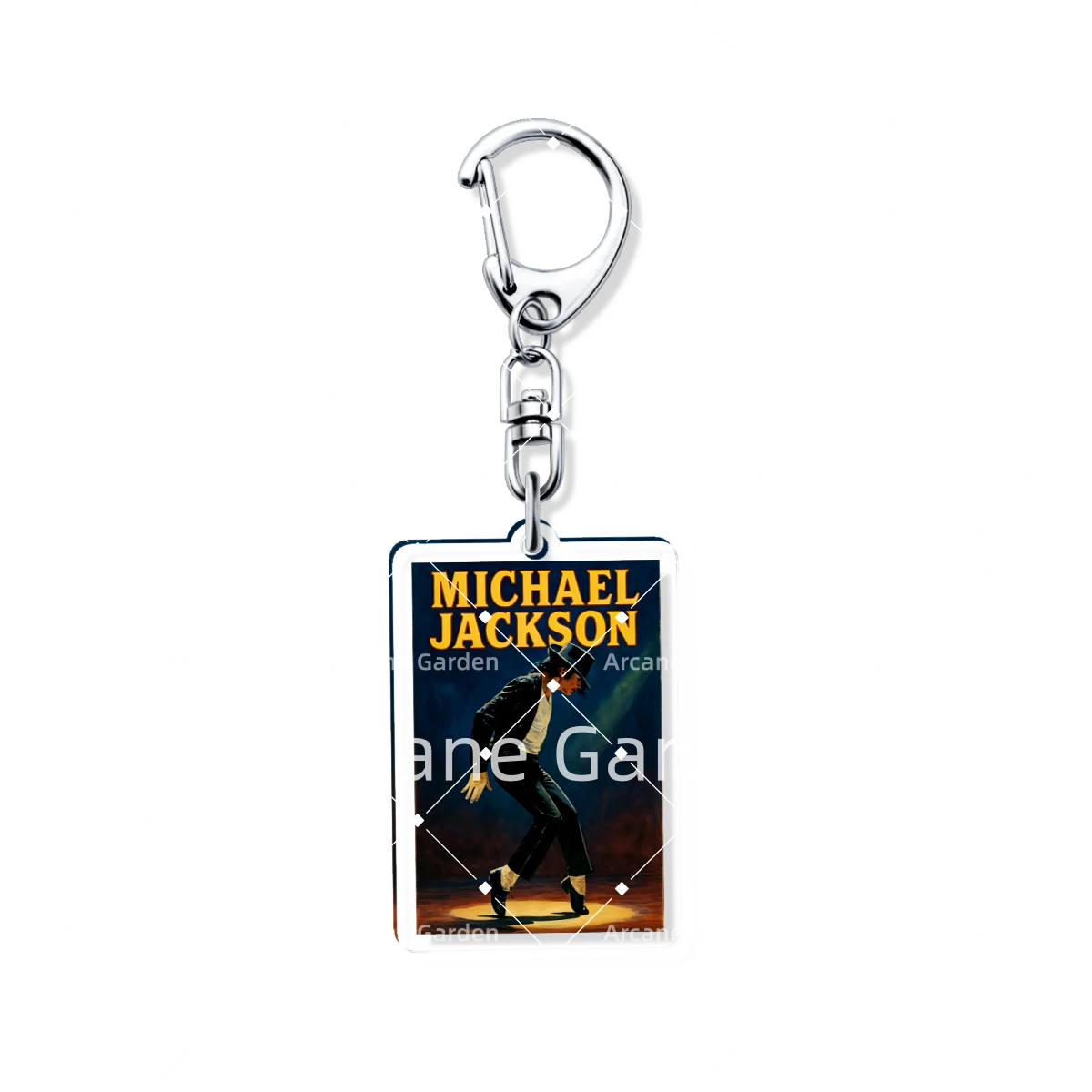 Michael Jackson Acrylic Keychain King of Pop Memorabilia Vintage Music Fan Gift Keep the Legend Close Memorial Vintage Thriller