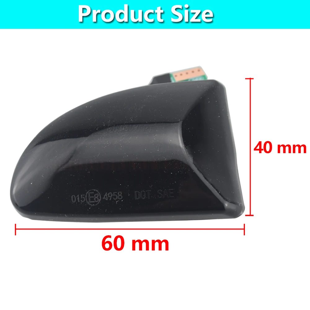 Smart Fortwo 451 MK1 & MKII 2007-2015 2PCS   ڹ LED ̳ ̵ Ŀ Ʈ  õ ȭǥ  