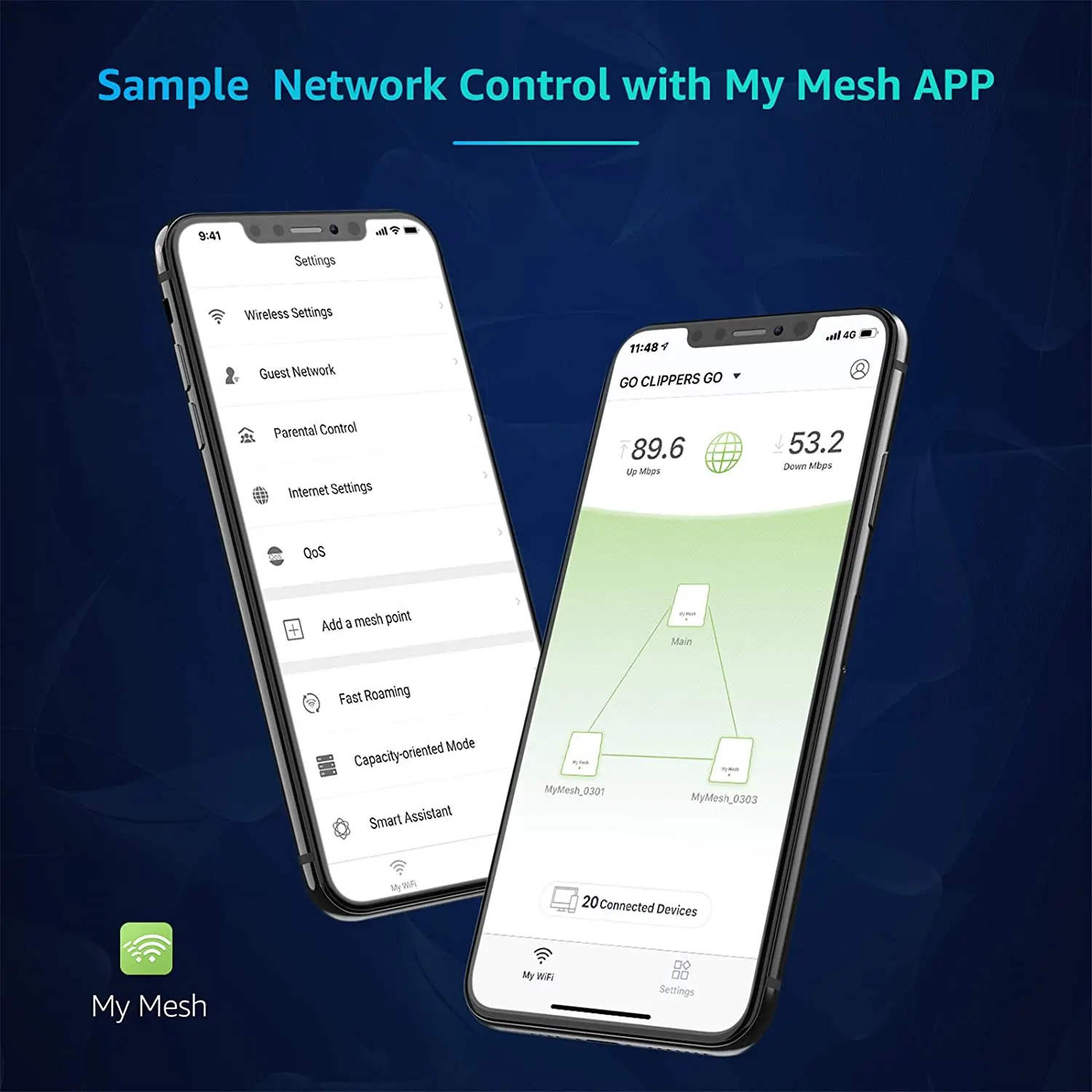 1200M Mesh WiFi System Meshforce M3s Up to 8000 sq.ft. Whole Home Coverage Gigabit Wi-Fi Router for Wireless Internet Networking portable wifi signal booster Wireless Routers