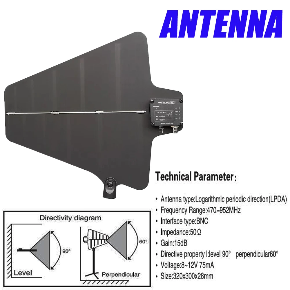 Wireless Microphone Paulkitson Wireless Microphone AXT601 Antenna Amplifier Stage Performance Microphone Receiving Signal Enhancement Campus Outdoor