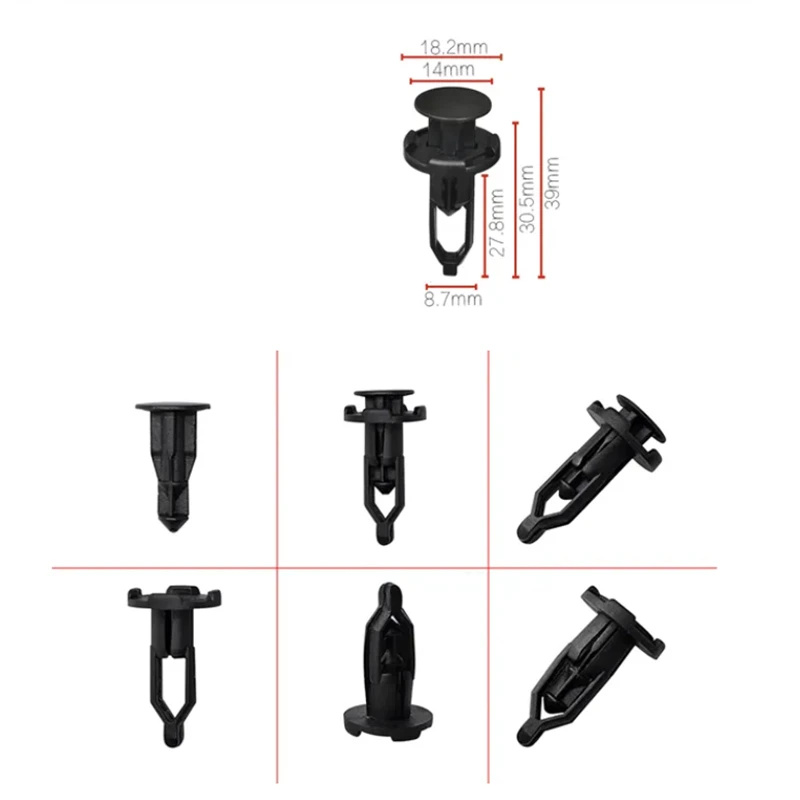 Assortimento clip di fissaggio per Toyota, Lexus 360 pz