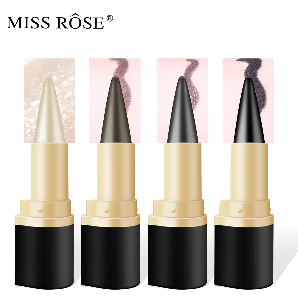 4 Colors Matte Eyeliner Quick Dry Waterproof Sweatproof Single-Ended Intense Eyeliner Pencil eyeliner pencil