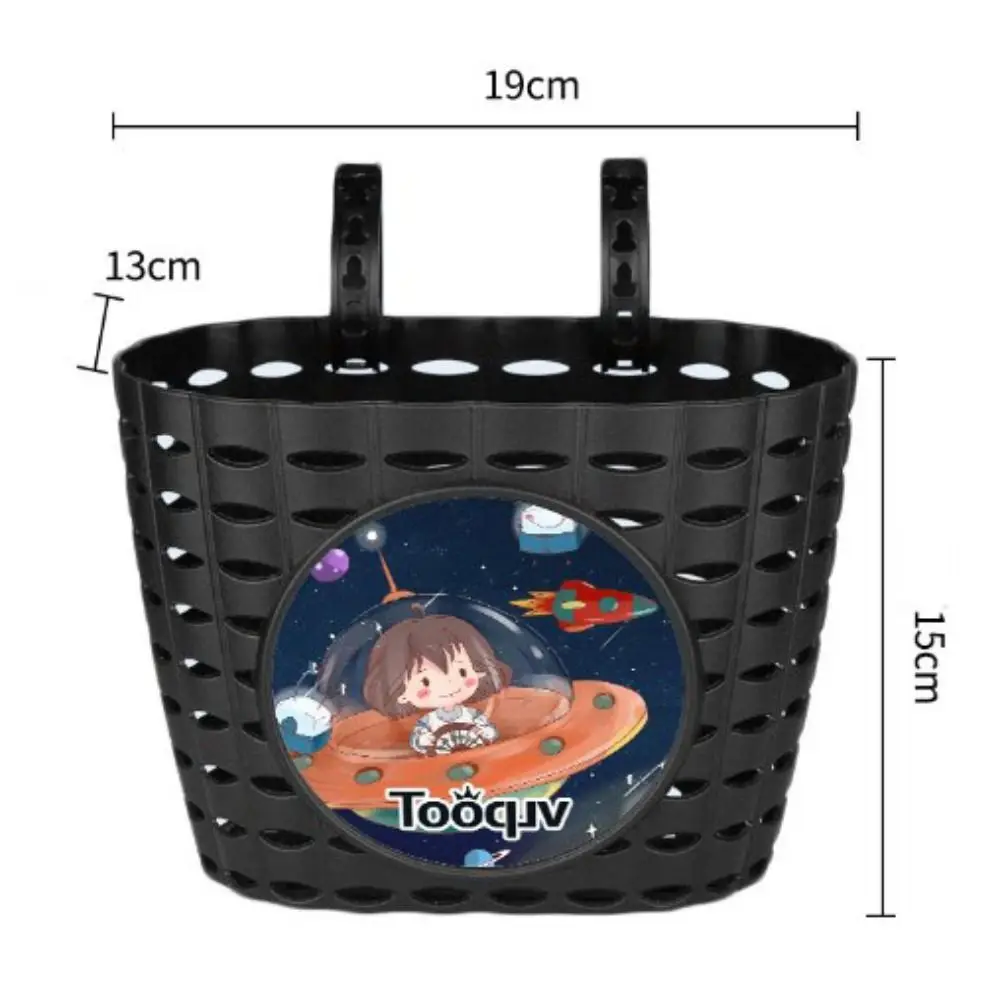 Children Kids Plastic Bicycle Storage Scooter Handlebar Student Front Basket Bike Front Carrier Bag Rear Cycling Accessories