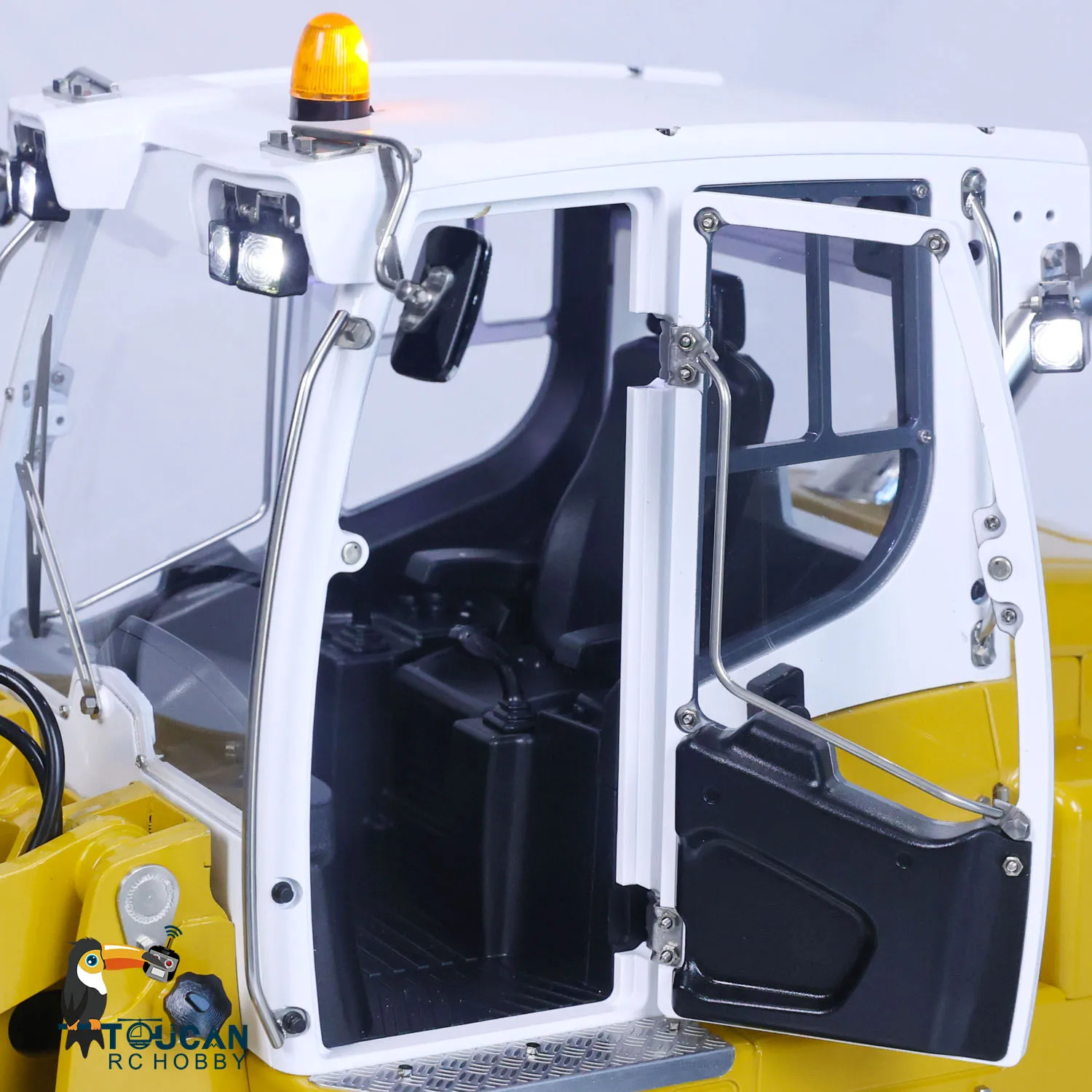 LESU Metal 1/14 Hydraulic RC Crawler Loader 636 KIT Construction Vehicles Painted Unassembld Sound Light System Outdoor Toys 6