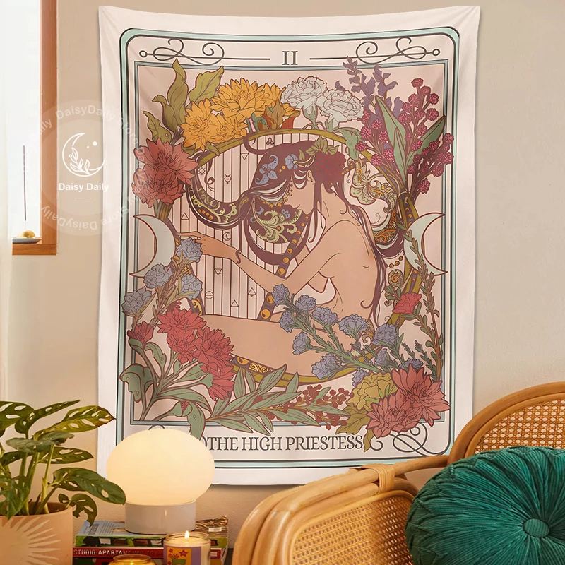 Picnic Rug High Priestess Tapestry High Priestess Tapestry