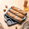 Baking Mold Restaurant Bread Food Mould Grade Baguette Bake Tray Silicone Anti-scalding Non-stick Oven Tool Kitchen Accessories