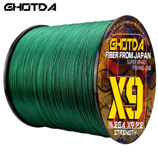 GHOTDA X 12 X9 Strands Braided Fishing Line 300M 500M PE Fishing Line 20-120LB  Multifilament Fishing Line Smooth Pesca - AliExpress