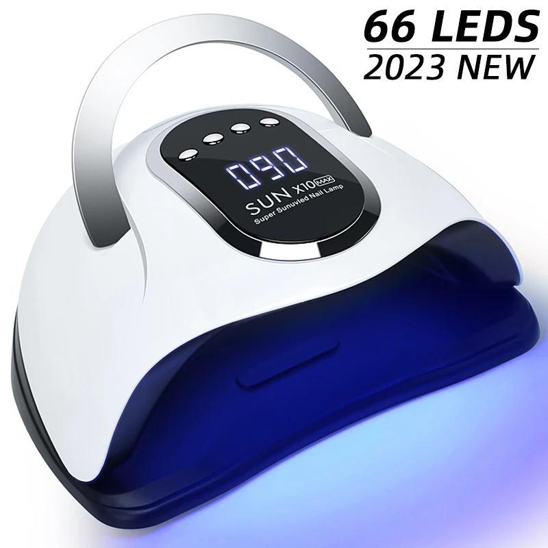 건조기 - 프로 드라이어, 1600W 원조 머리카락 드라이어, 음이온 기능 드라이어, 쿨 공기 드라이어 9 SUN-X10 Max UV LED 네일 램프 빠른 건조 젤 매니큐어 건조기 66LEDS 가정용 아이스 램프 매니큐어 살롱, 자동 센서, SUN X10 Max