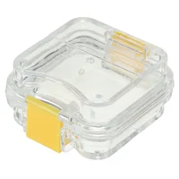 Lot de 10/50 sacs de rangement pour petites couronnes dentaires avec film transparent souple à l'intérieur – Matériel de stockage pour prothèses dentaires en plastique – Outil pour dents 6