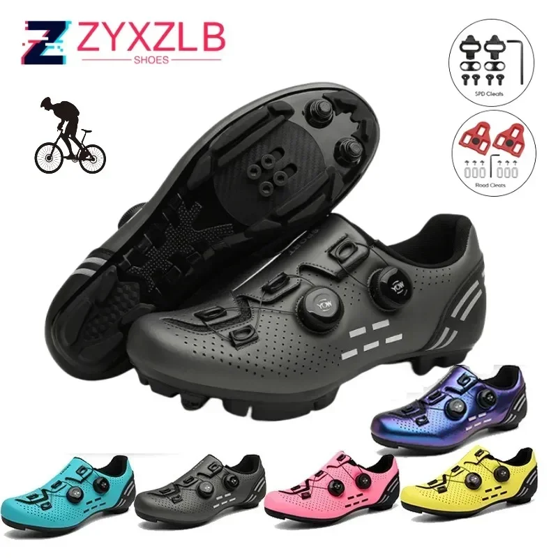 Cycling Shoes Cycling Sneaker Mtb with Cleats Men Carbon Sports Speed Bike Shoes Women Mountain Racing Flat SPD Road