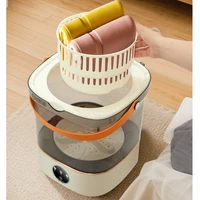 Petite machine à laver portable pour chaussettes, sous-vêtements, mini dortoir simple, lavage visuel intégré 4