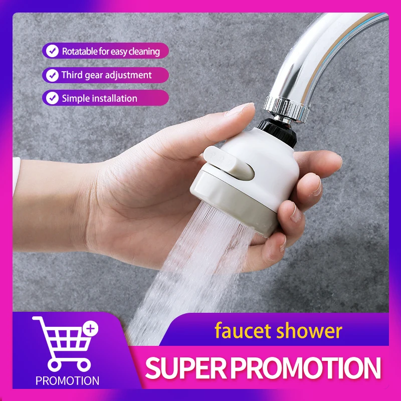 Kitchen Supplies Props Faucet Splash Head Pressurized Shower Sprinkler