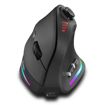 ZELOTES F18 Vertical Ergonomic Mouse 2.4G Wireless Mouse Bluetooth 24000DPI with Programming Gaming Mouse for PC Computer Laptop 1