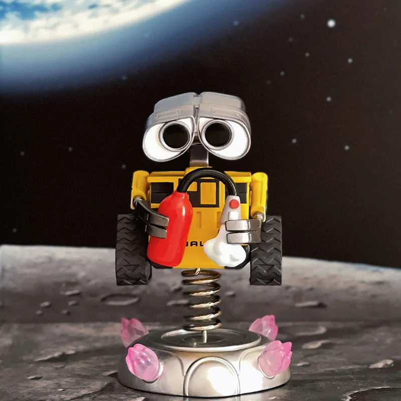Disney Wal L.E Action Figure Toys Cute Wall E Robot Disney Pixar Figure Dolls Car Decoration Model Gifts For Kids