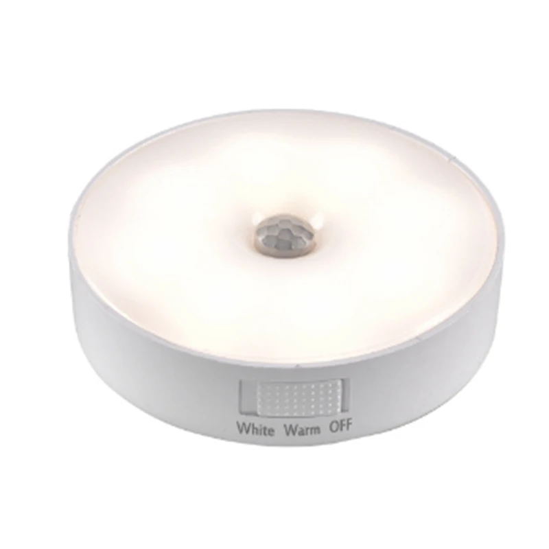 

Motion Sensor LED Light USB Nightlights Chargeable Lamp For Kitchen Bedroom Stairs Hallway Cabinet Closet Wardrobe